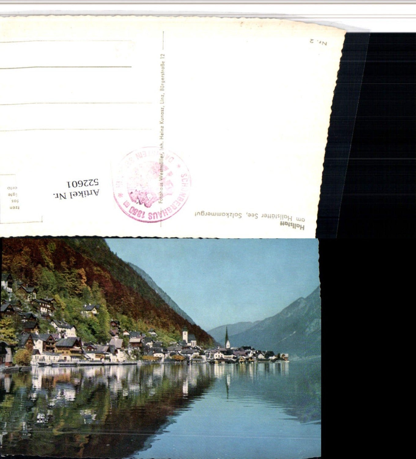 522601,Hallstatt am Hallstätter-See Teilansicht