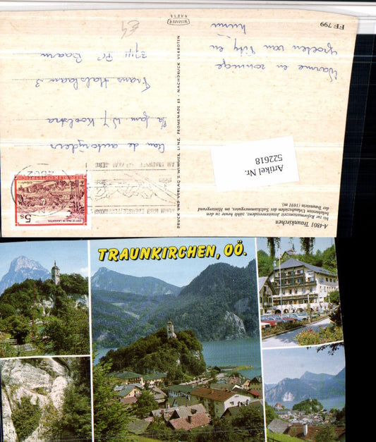 522618,Traunkirchen Totale Hotel Mehrbildkarte