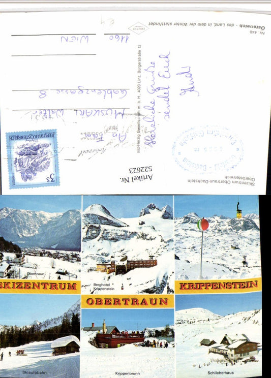 522623,Obertraun Dachstein Berghotel Seilbahn Krippenstein Mehrbildkarte