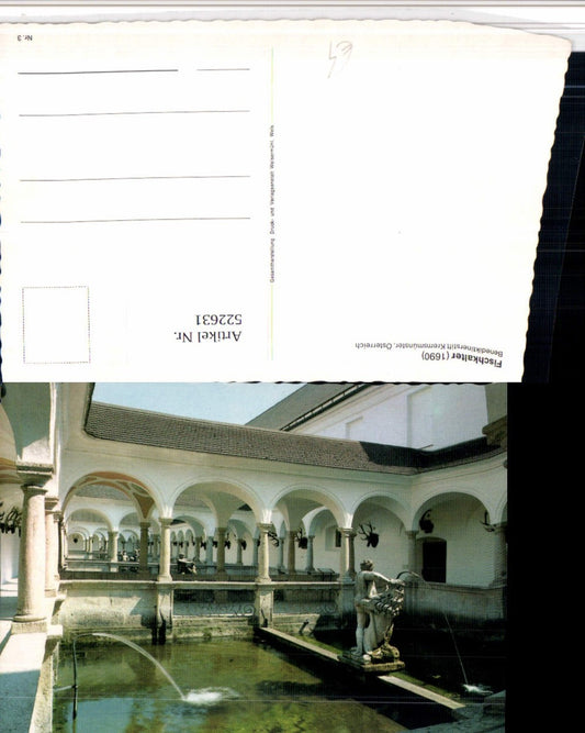 522631,Kremsmünster Benediktinerstift Fischkalter Arkaden