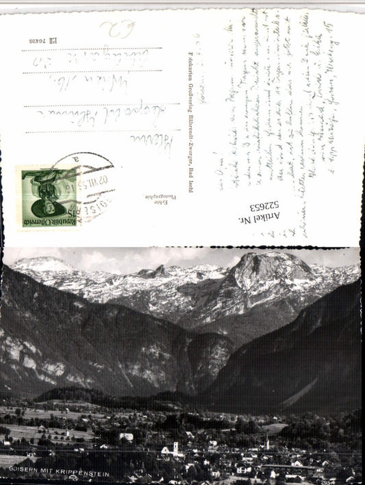 522653,Bad Goisern Totale m. Krippenstein Bergkulisse