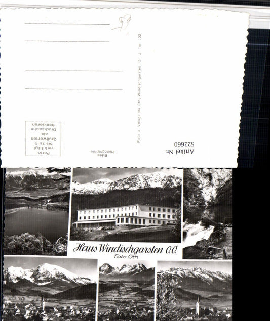 522660,Windischgarsten Totale Haus Mehrbildkarte pub Foto Oth