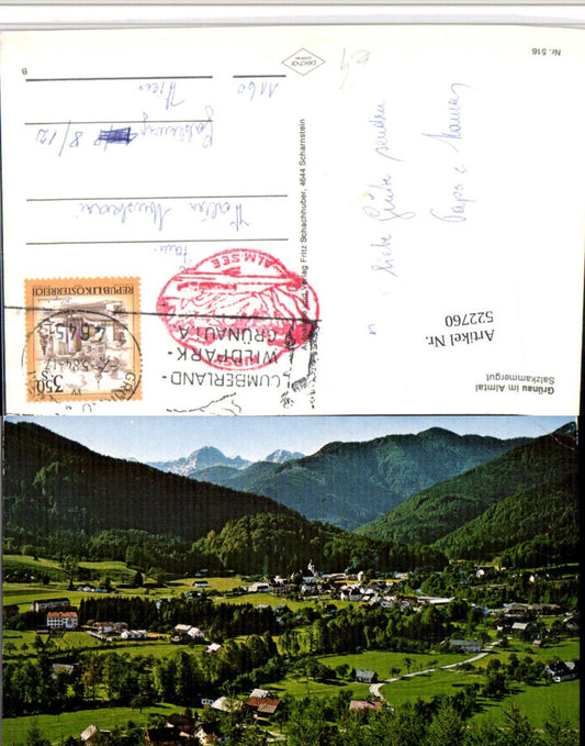 522760,Grünau im Almtal Totale Bergkulisse