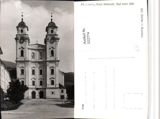 522774,Mondsee Kirche pub Erich Bährendt 673
