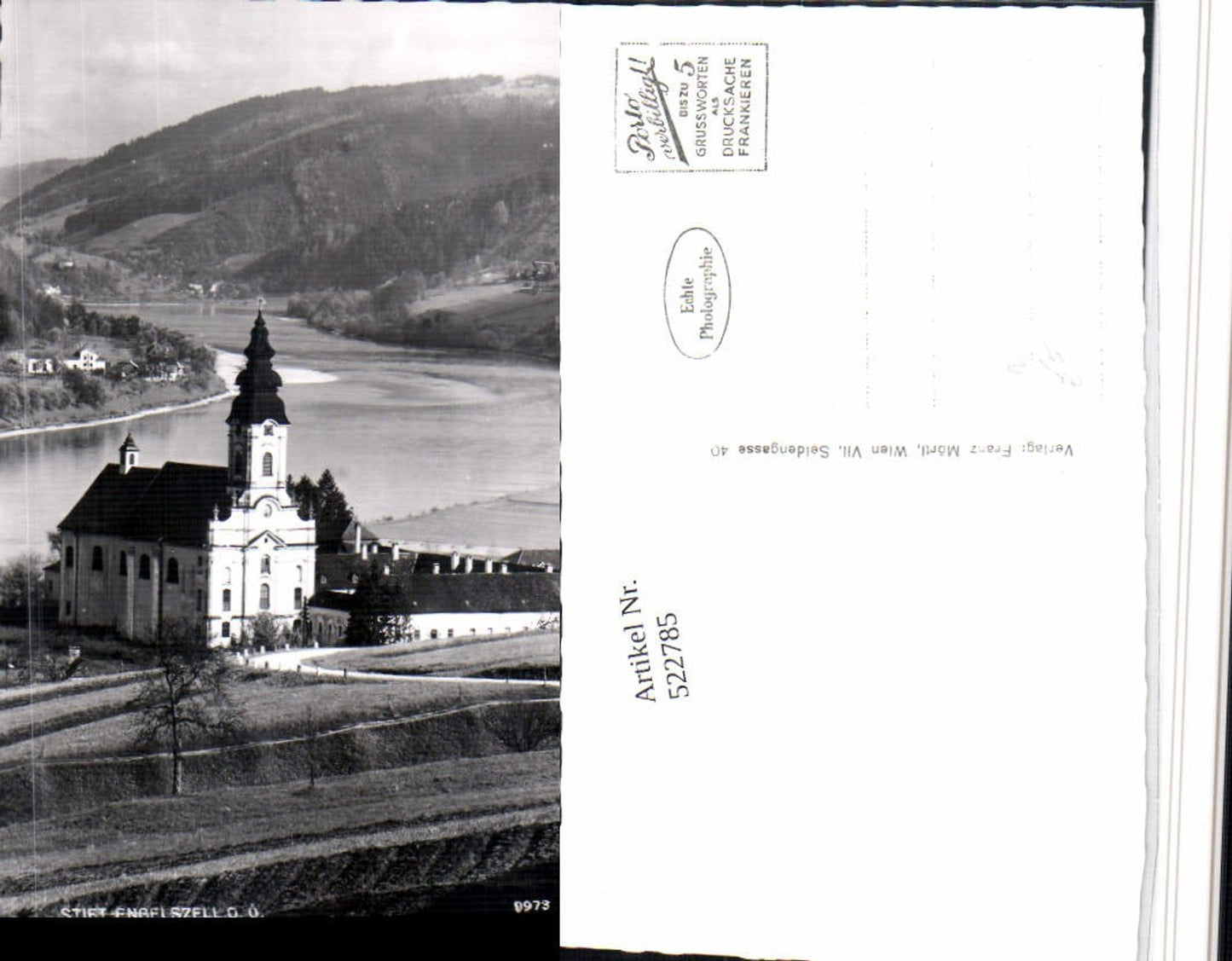522785,Stift Engelszell b. Engelhartszell Kirche Fluss