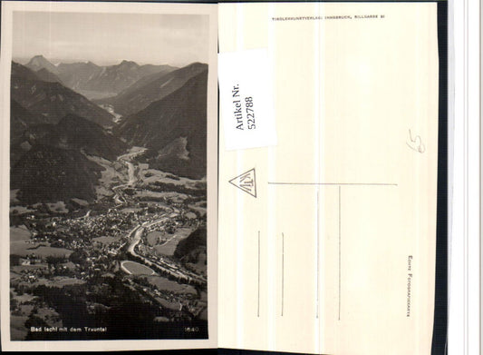 522788,Bad Ischl Totale m. Trauntal Bergkulisse