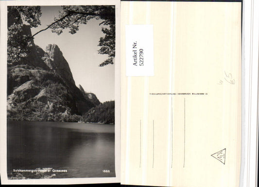 522790,Hinterer Gosausee See b. Gosau Bergkulisse