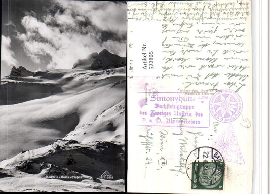 522805,Dachstein Karls-Eisfeld b. Obertraun Bergkulisse