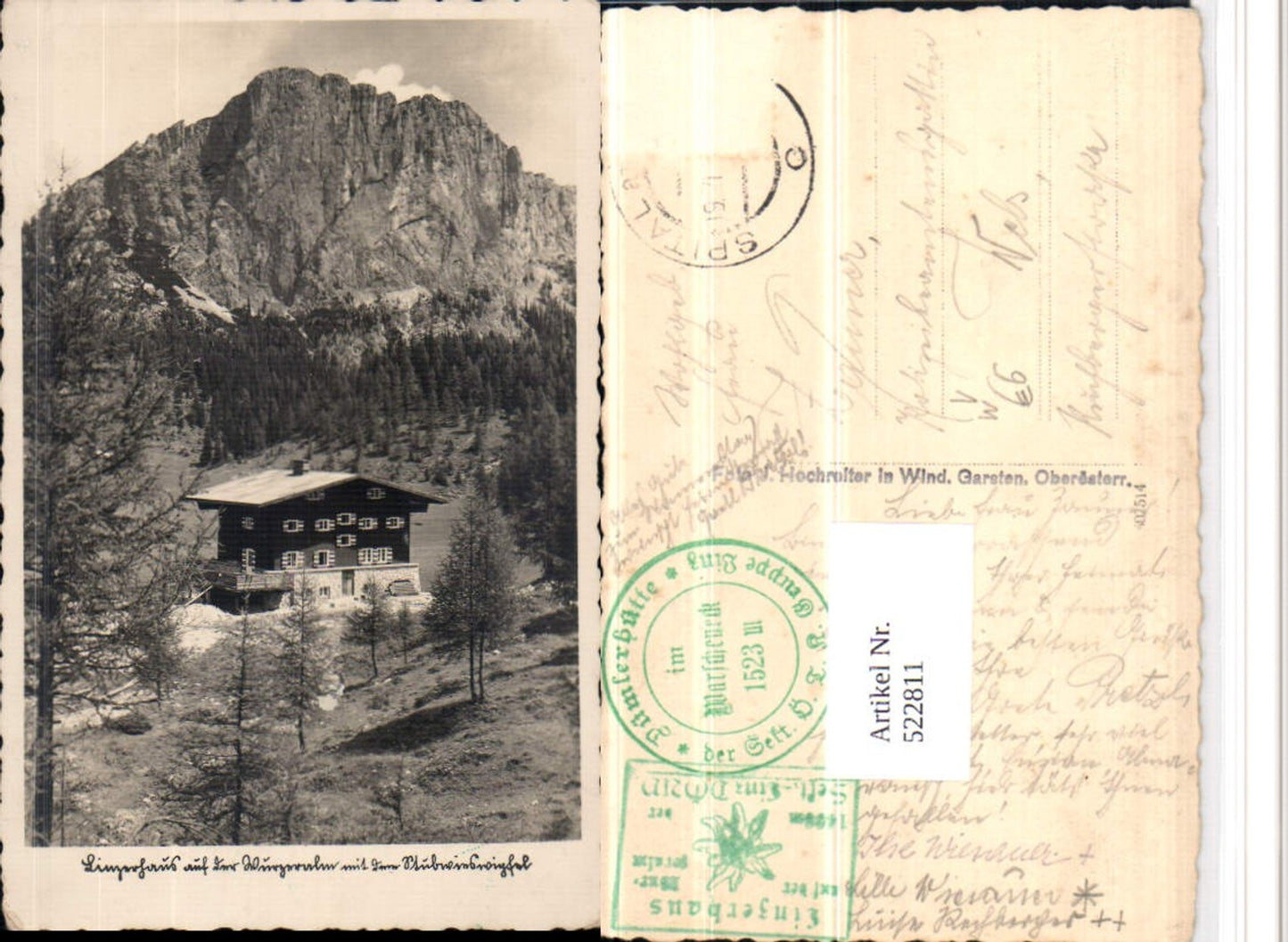 522811,Linzerhaus auf d. Wurzeralm b. Spital Bergkulisse pub J. Hochreiter