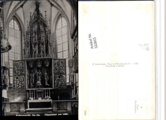 522815,Kefermarkt Kirche Innenansicht Flügelaltar