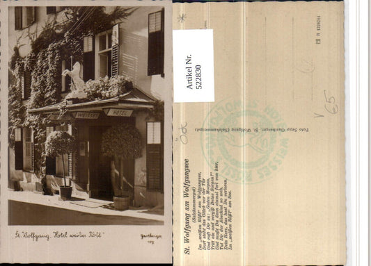 522830,St. Wolfgang Hotel weißes Rössl Tür pub Gastberger 157
