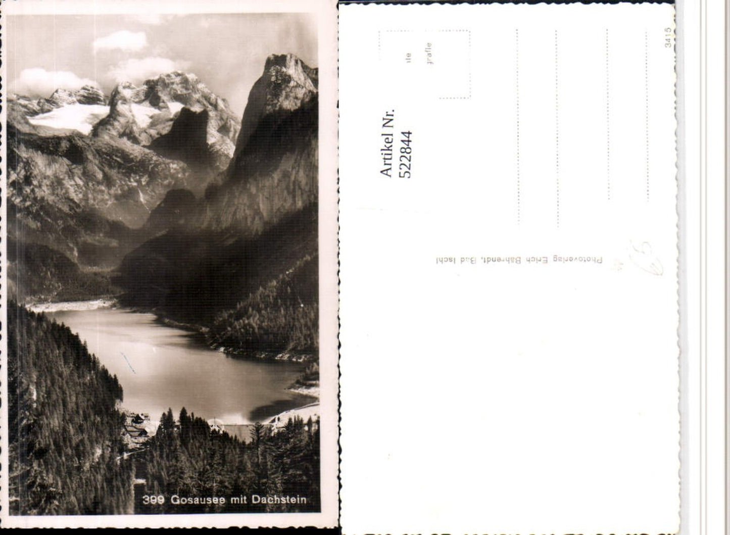 522844,Gosausee b. Gosau m. Dachstein Bergkulisse