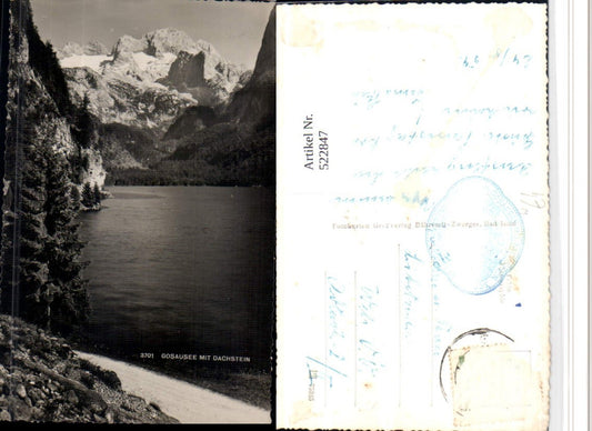 522847,Gosausee b. Gosau m. Dachstein Bergkulisse