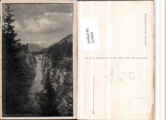 522850,Steyrdurchbruck Steyrtal b. Klaus Fluss
