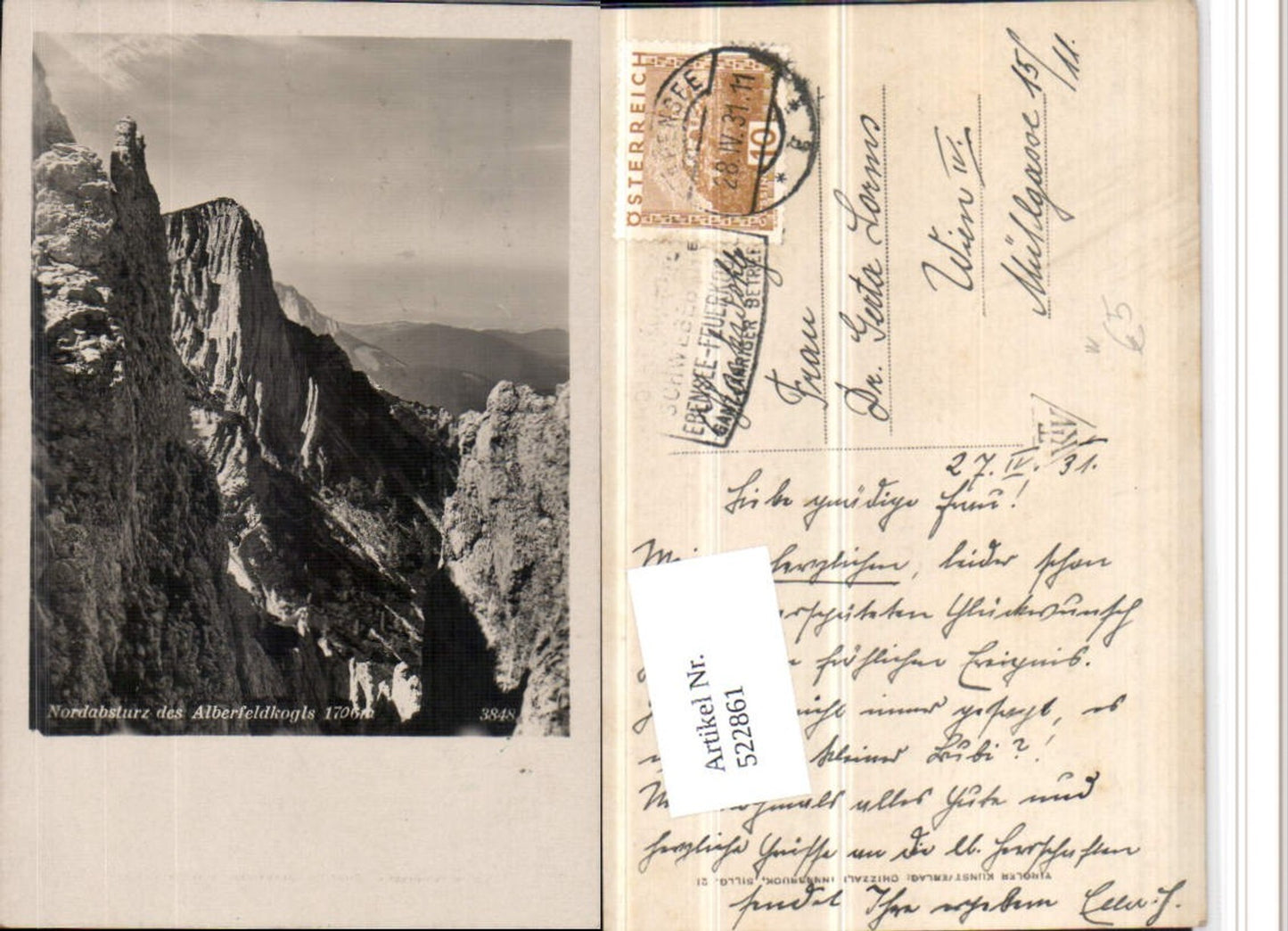522861,Nordabsturz des Alberfeldkogls b. Ebensee