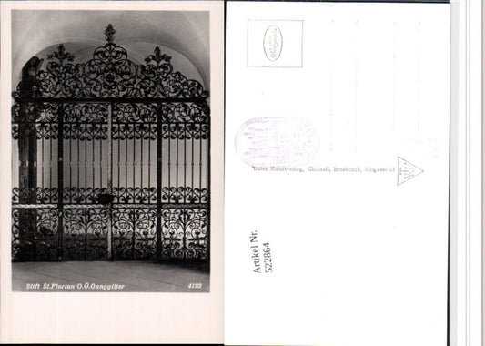 522864,St. Florian Stift Ganggitter Gittertor