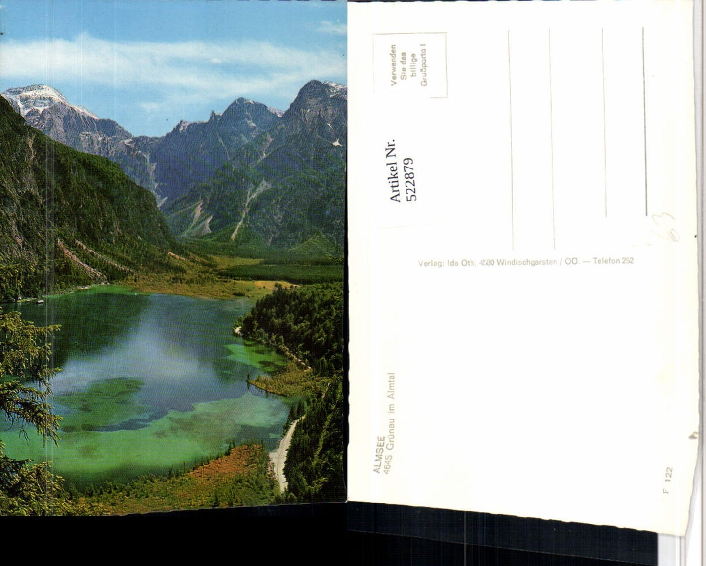 522879,Grünau im Almtal Almsee See Bergkulisse pub Oth