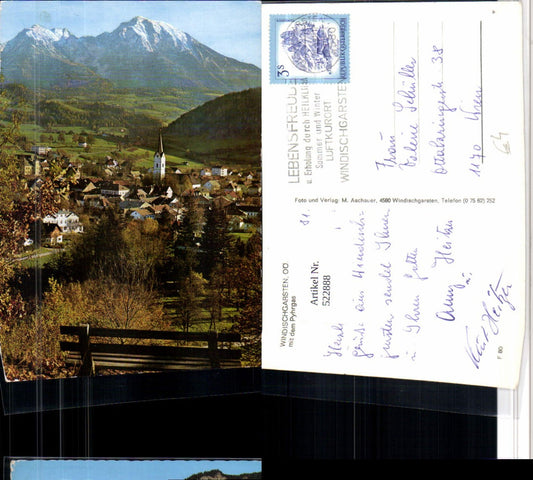 522888,Windischgarsten Totale m. Pyhrgas Bergkulisse