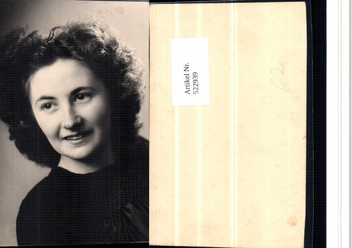 522939,Foto-AK Frau Portrait