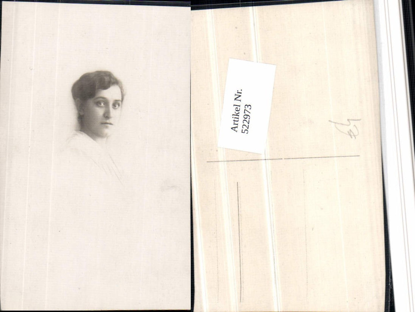 522973,Foto-AK Frau Portrait