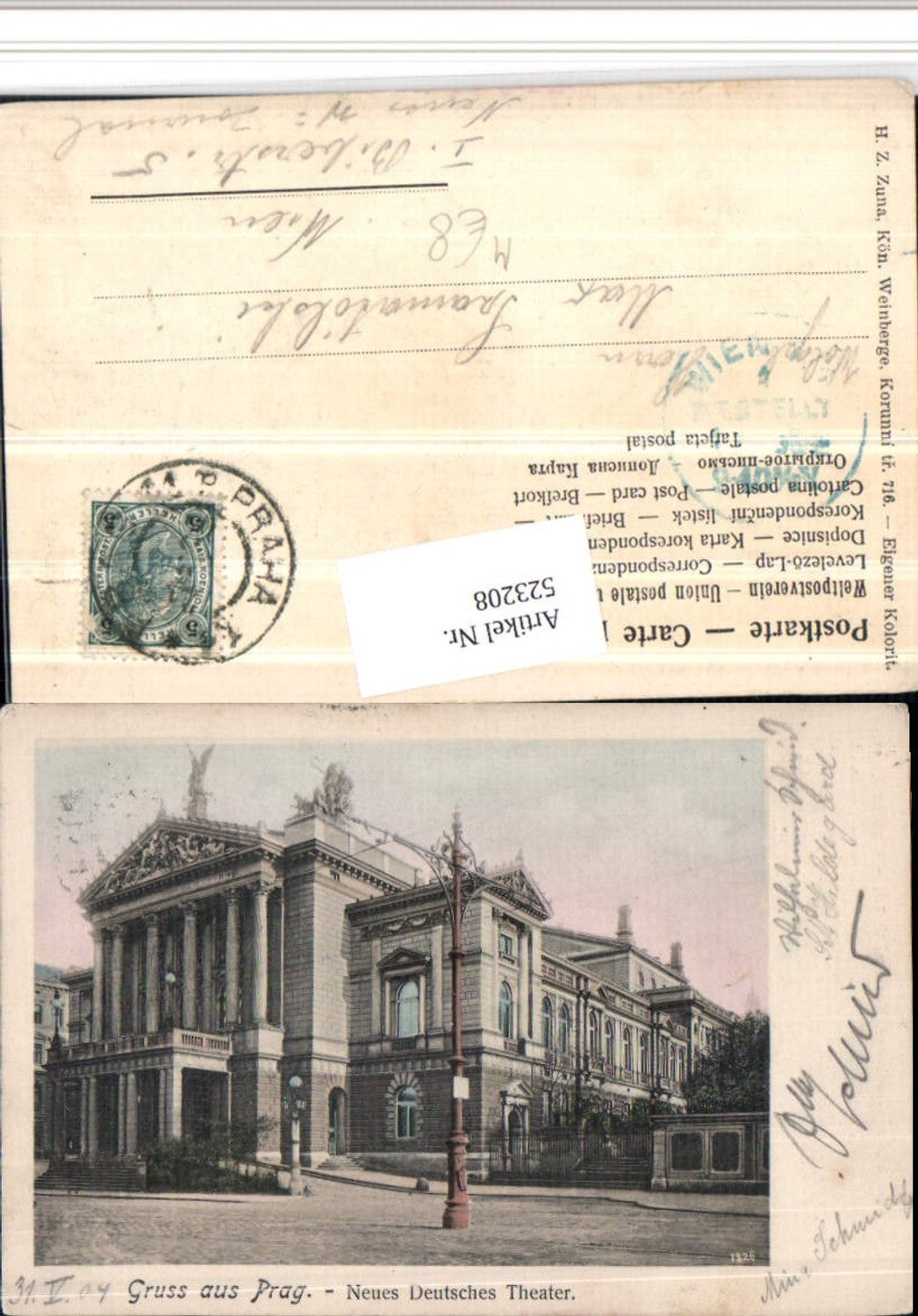 Alte Ansichtskarte – Old Postcard