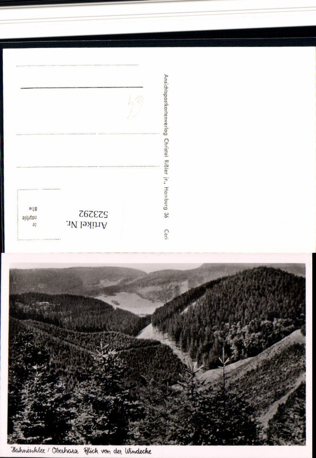 523292,Hahnenklee Bockswiese bei Goslar Oberharz Windecke Blick