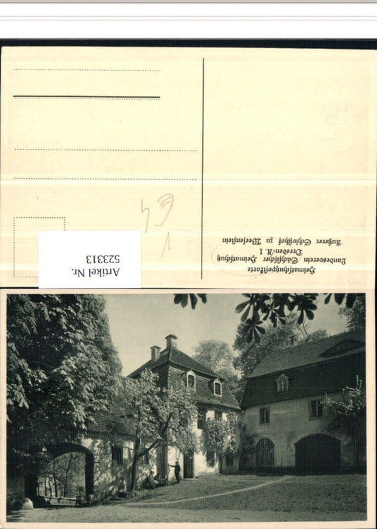 523313,Sächsische Heimatschutz-Postkarte Weesenstein