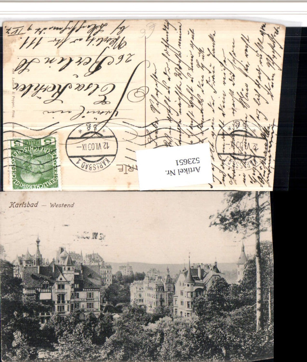 Alte Ansichtskarte – Old Postcard