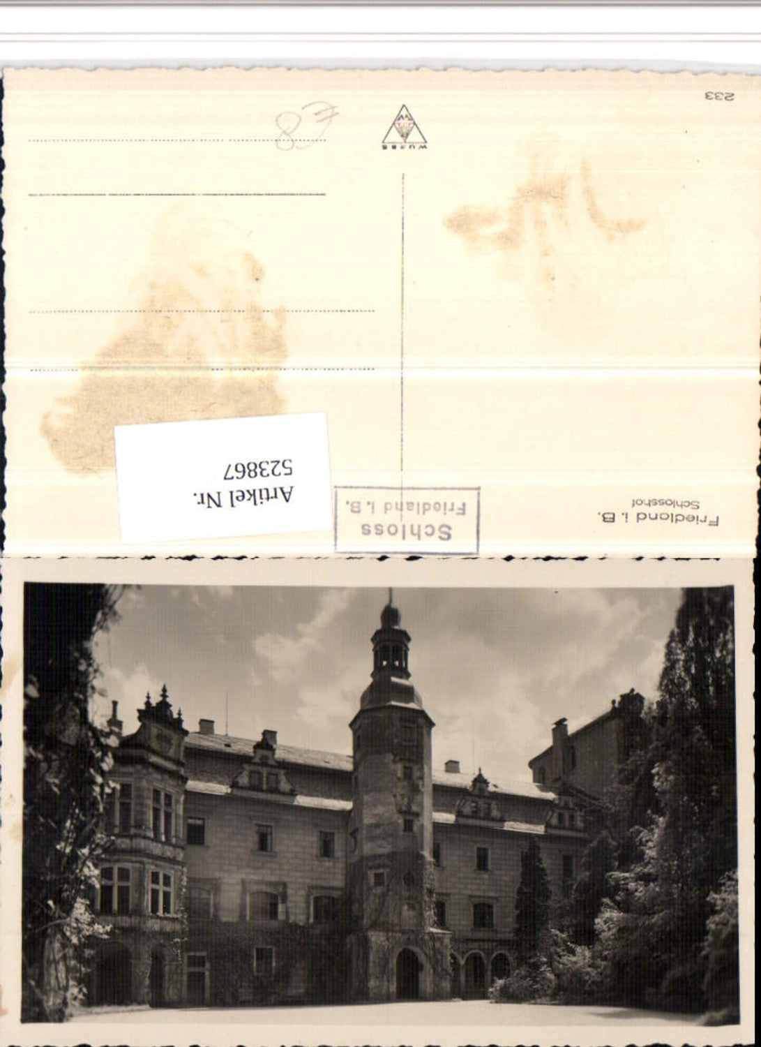 Alte Ansichtskarte – Old Postcard