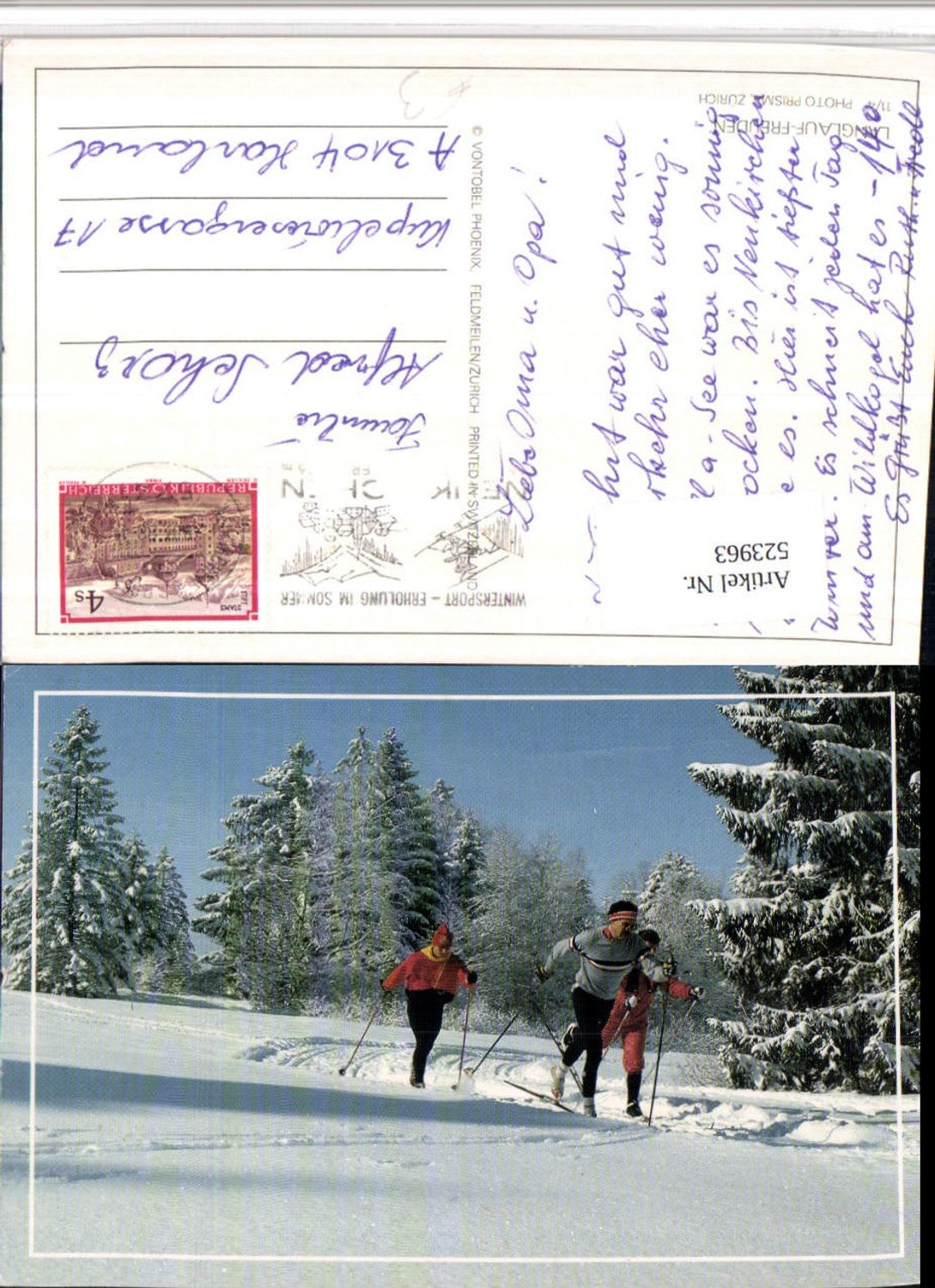 Alte Ansichtskarte – Old Postcard