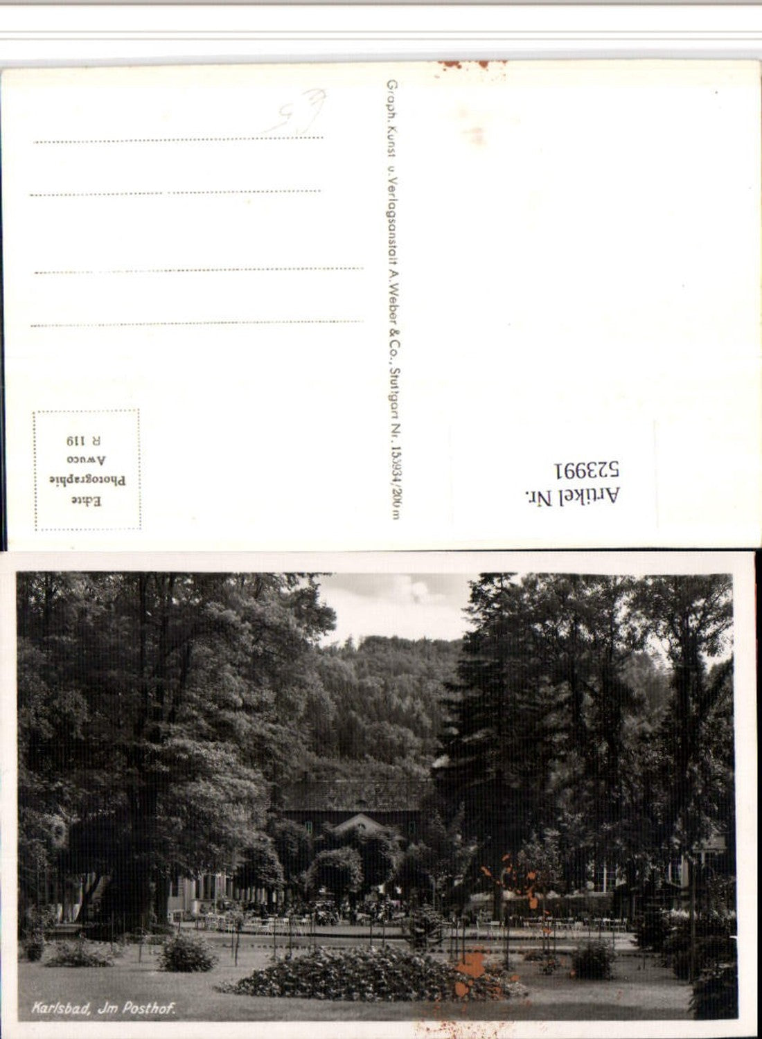 Alte Ansichtskarte – Old Postcard