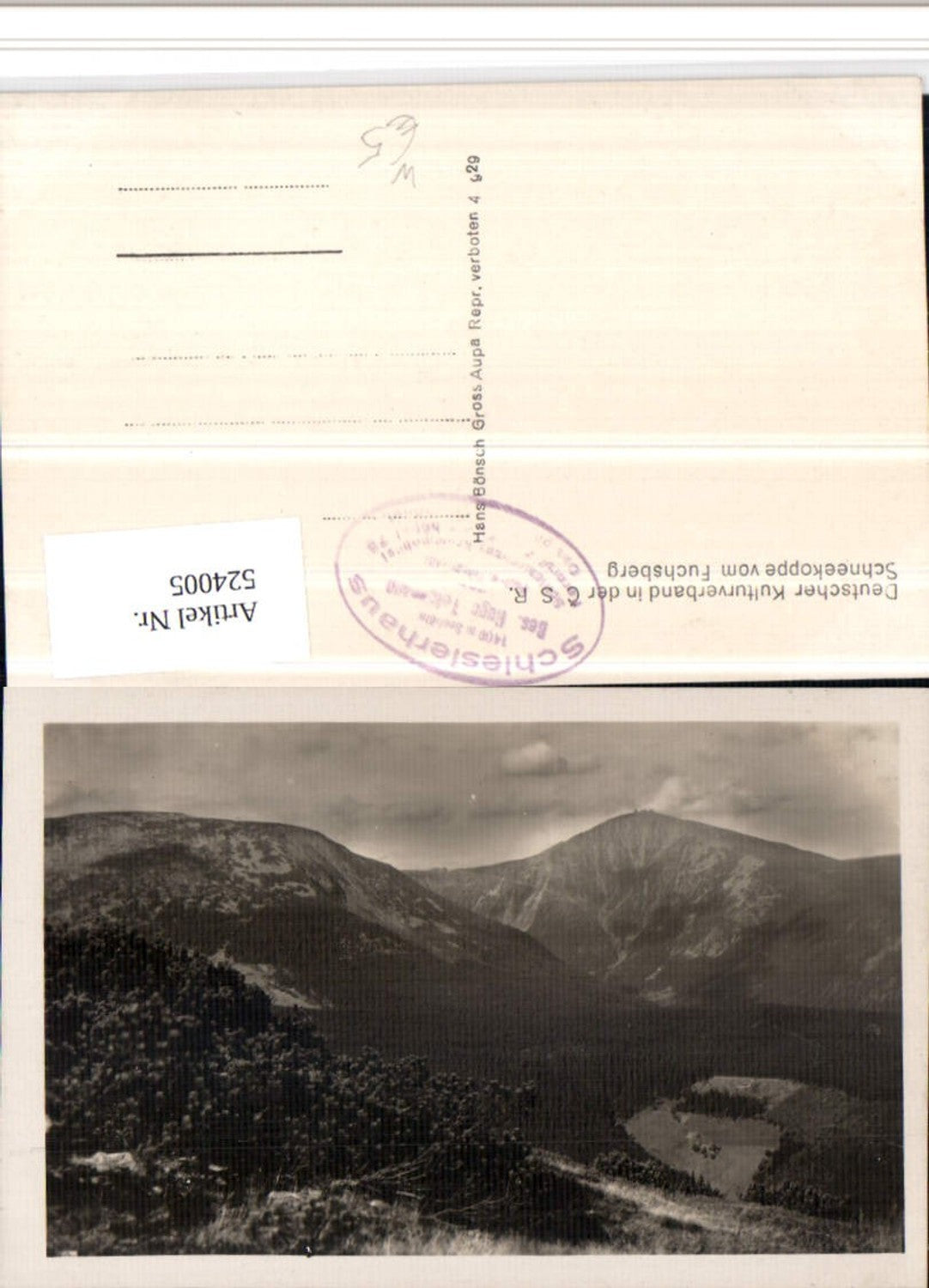 Alte Ansichtskarte – Old Postcard