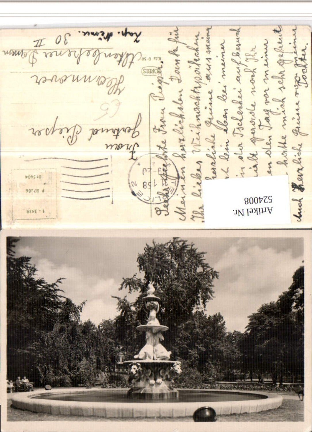 Alte Ansichtskarte – Old Postcard