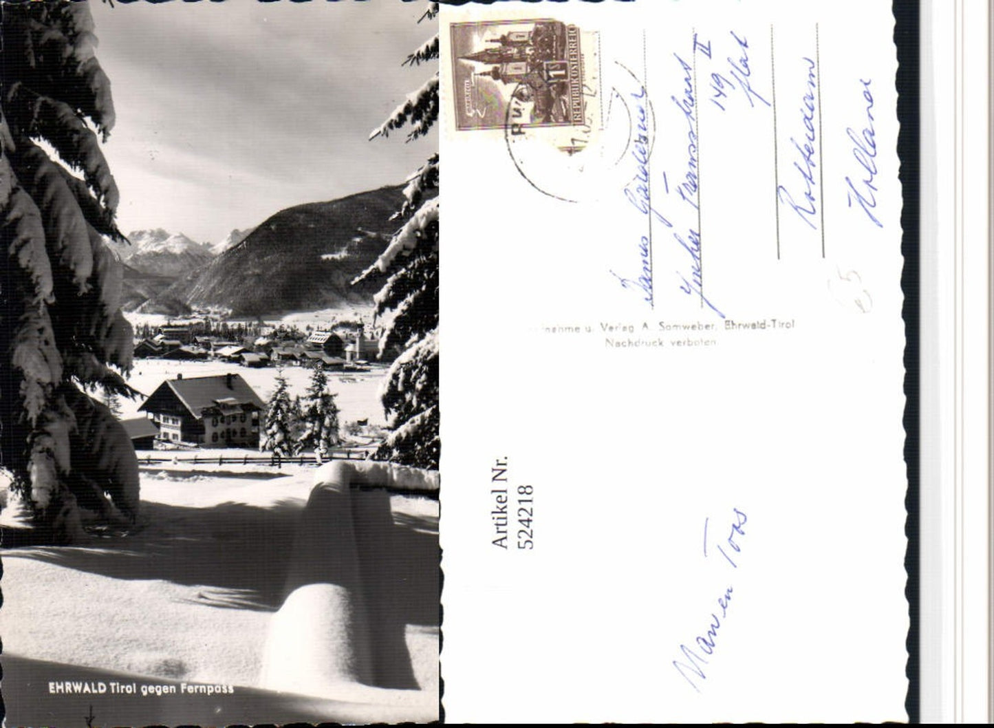 Alte Ansichtskarte – Old Postcard