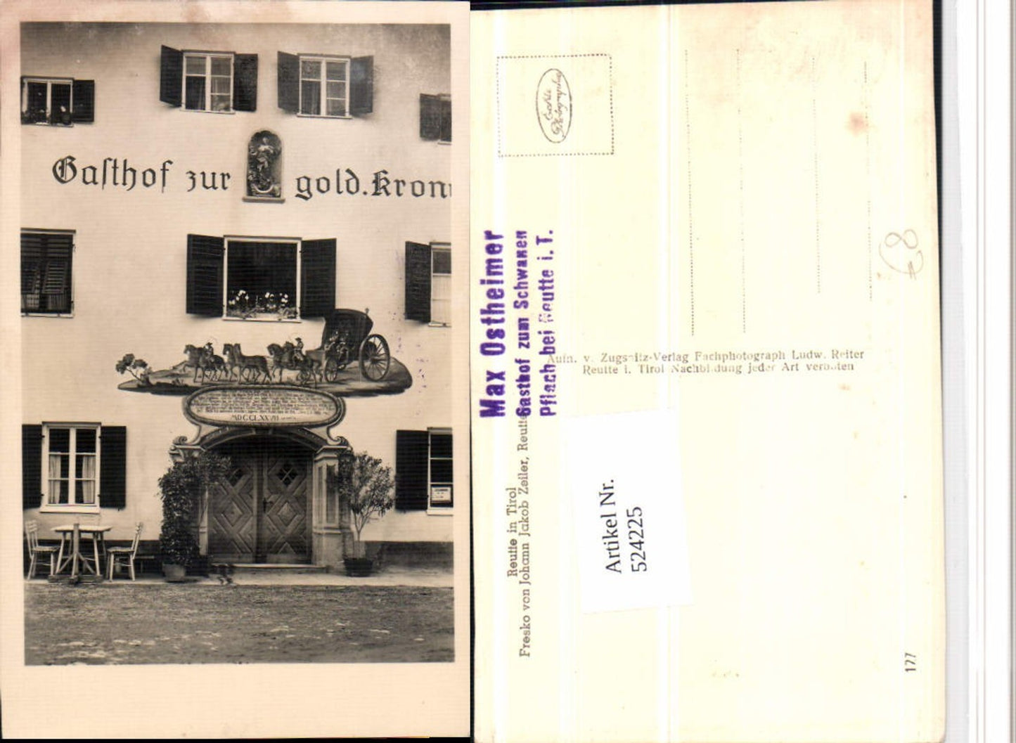 Alte Ansichtskarte – Old Postcard