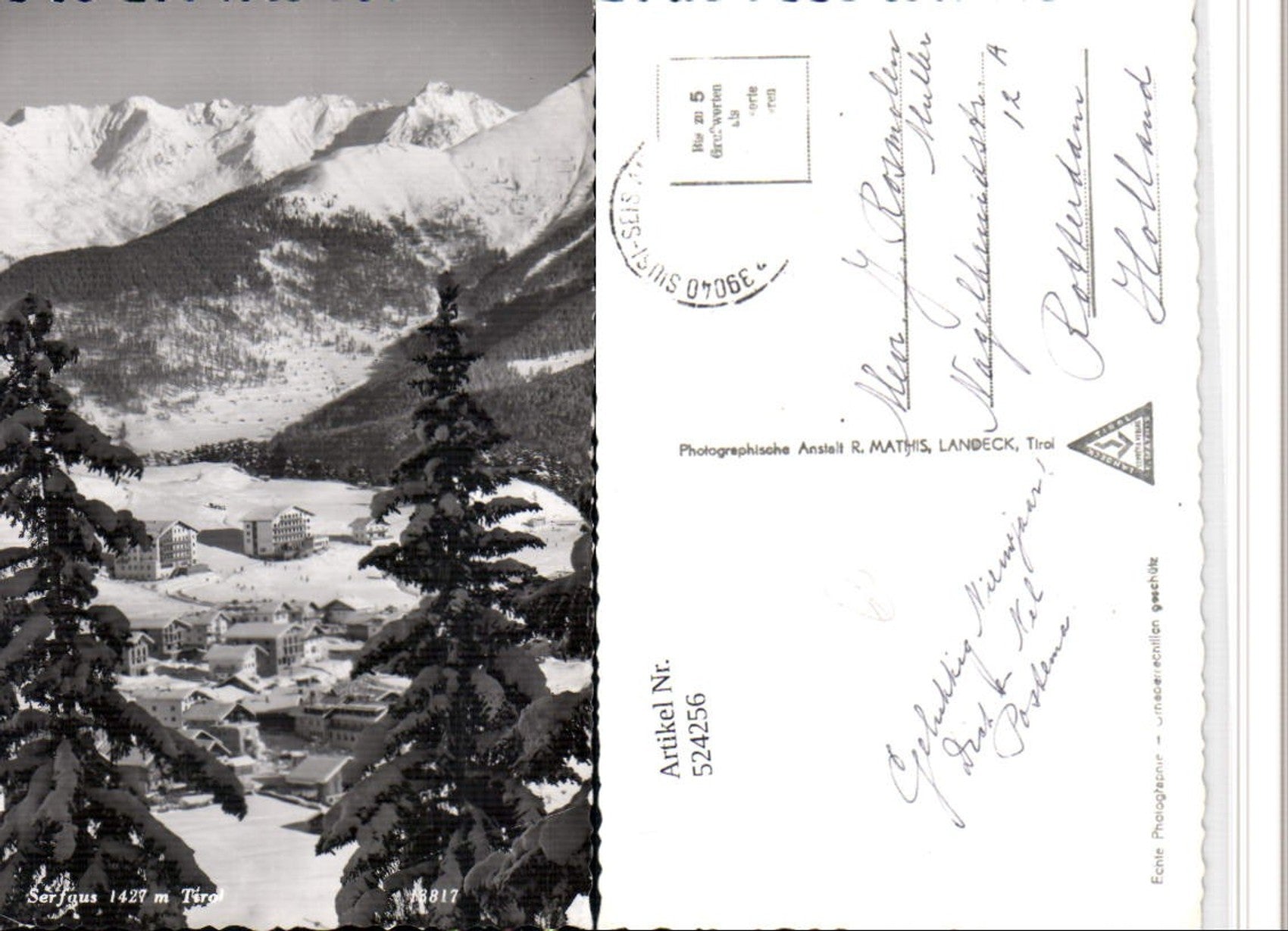 Alte Ansichtskarte – Old Postcard