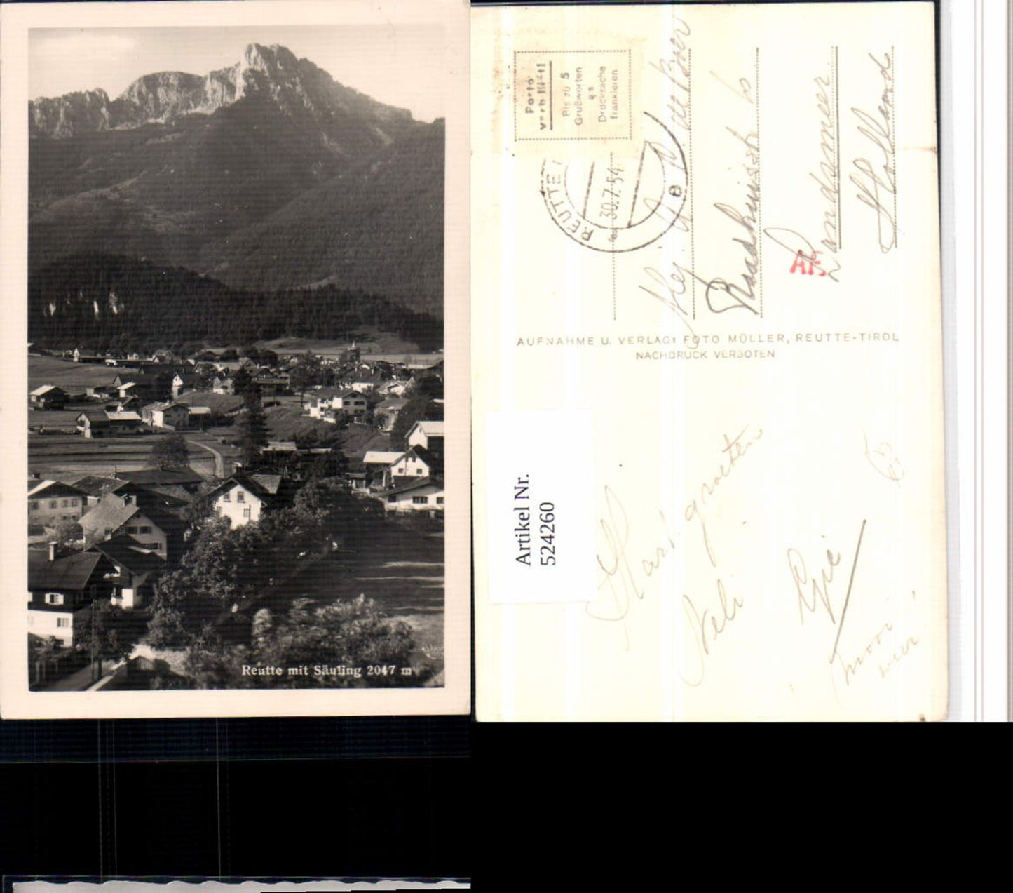 Alte Ansichtskarte – Old Postcard