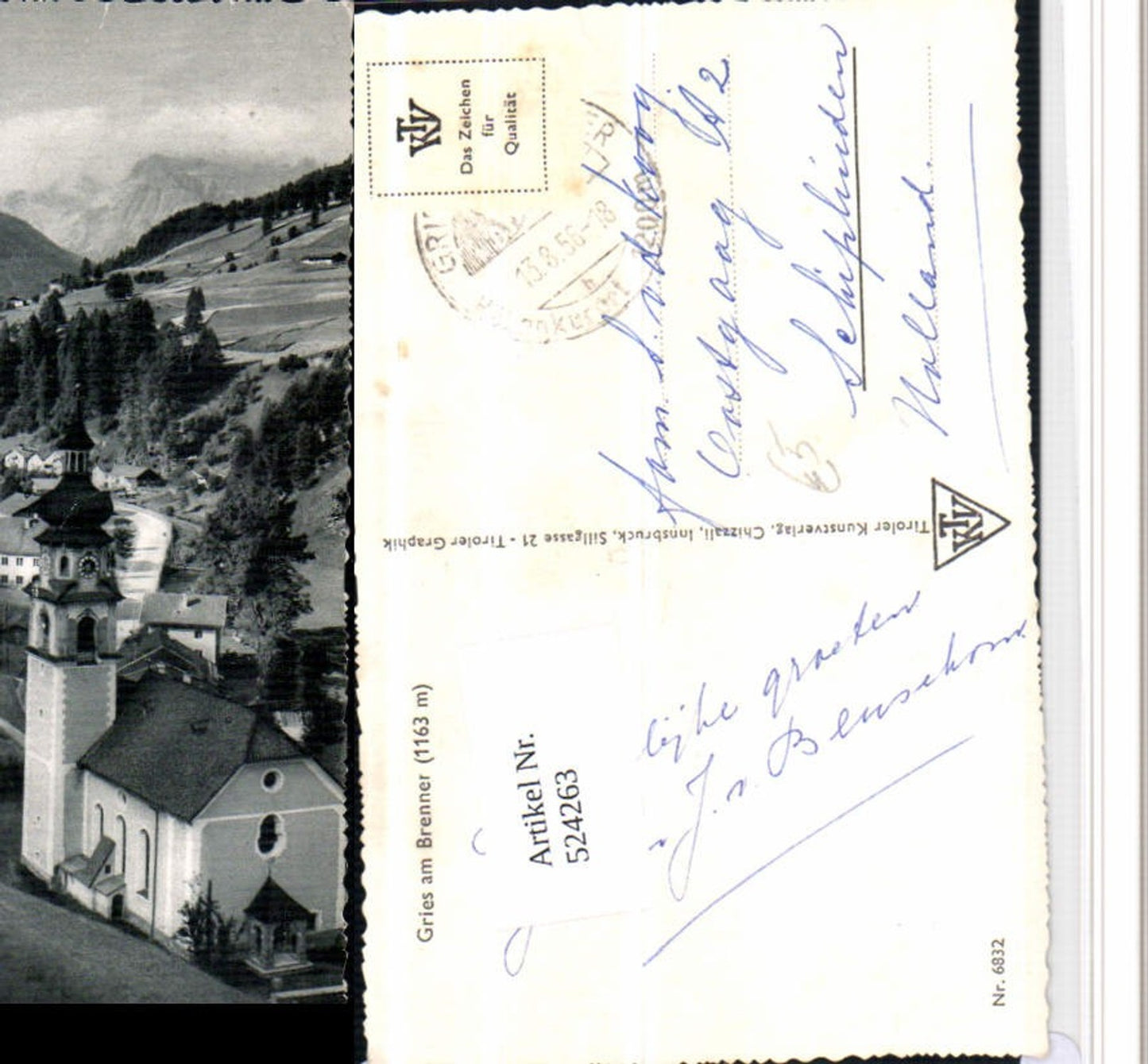Alte Ansichtskarte – Old Postcard