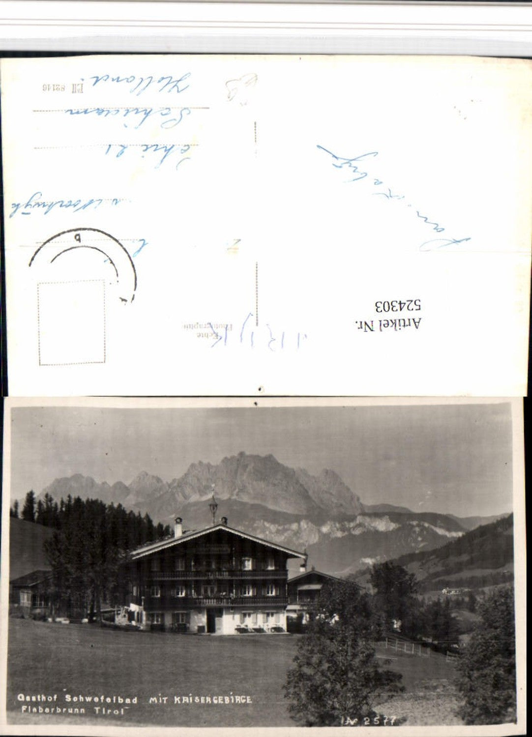 Alte Ansichtskarte – Old Postcard