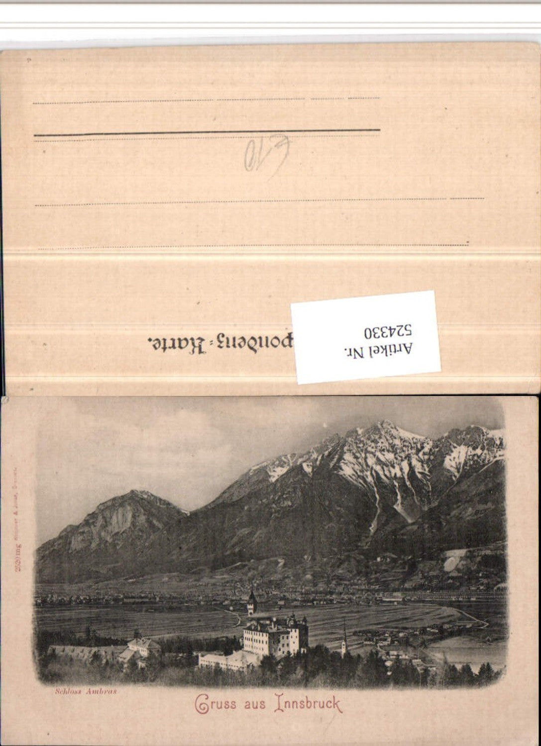 Alte Ansichtskarte – Old Postcard