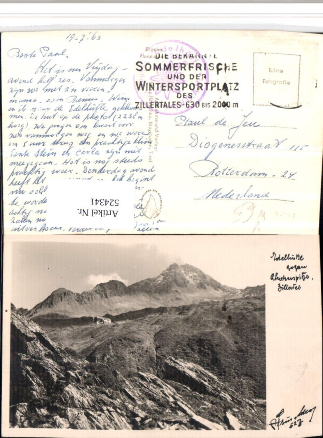 Alte Ansichtskarte – Old Postcard