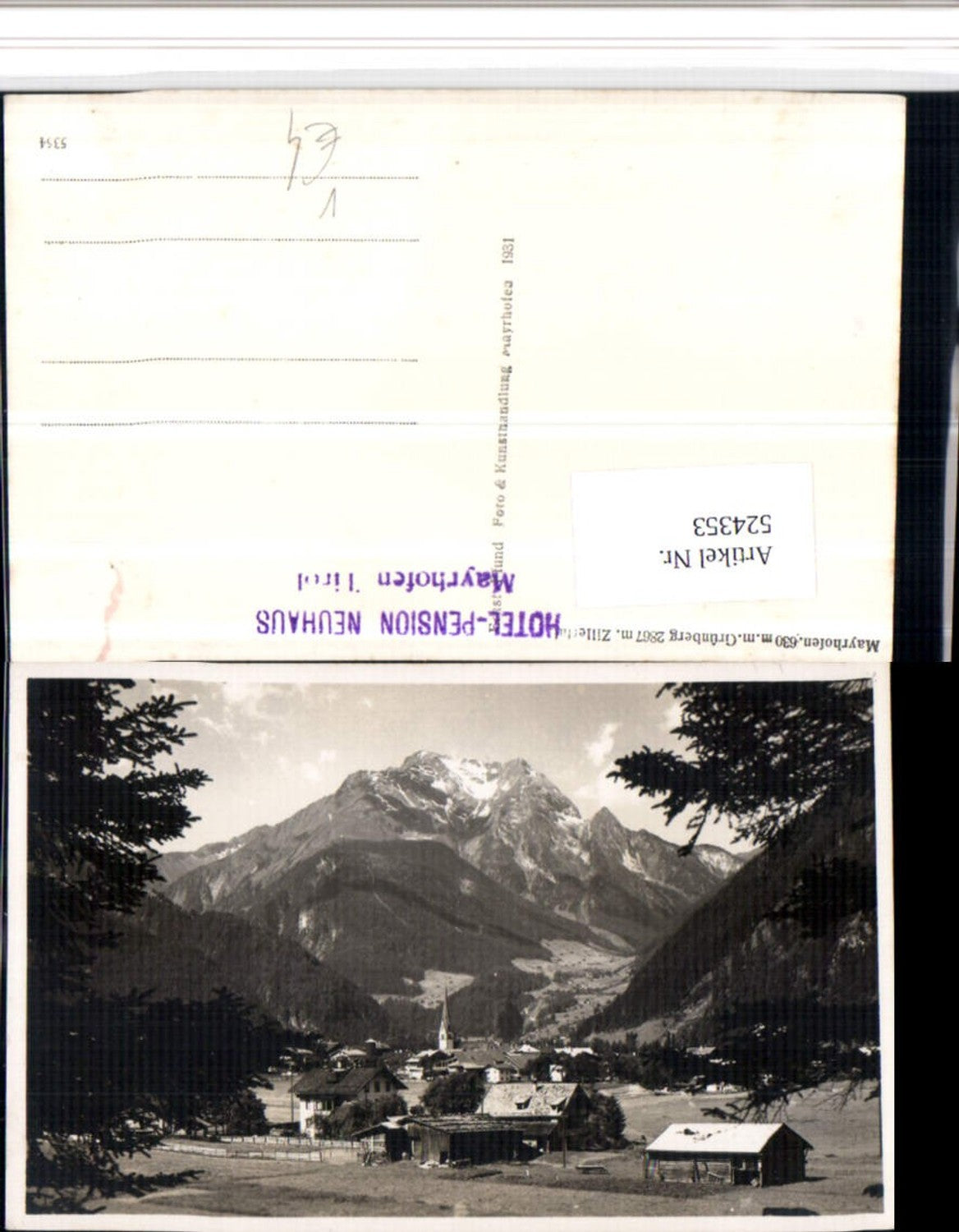 Alte Ansichtskarte – Old Postcard