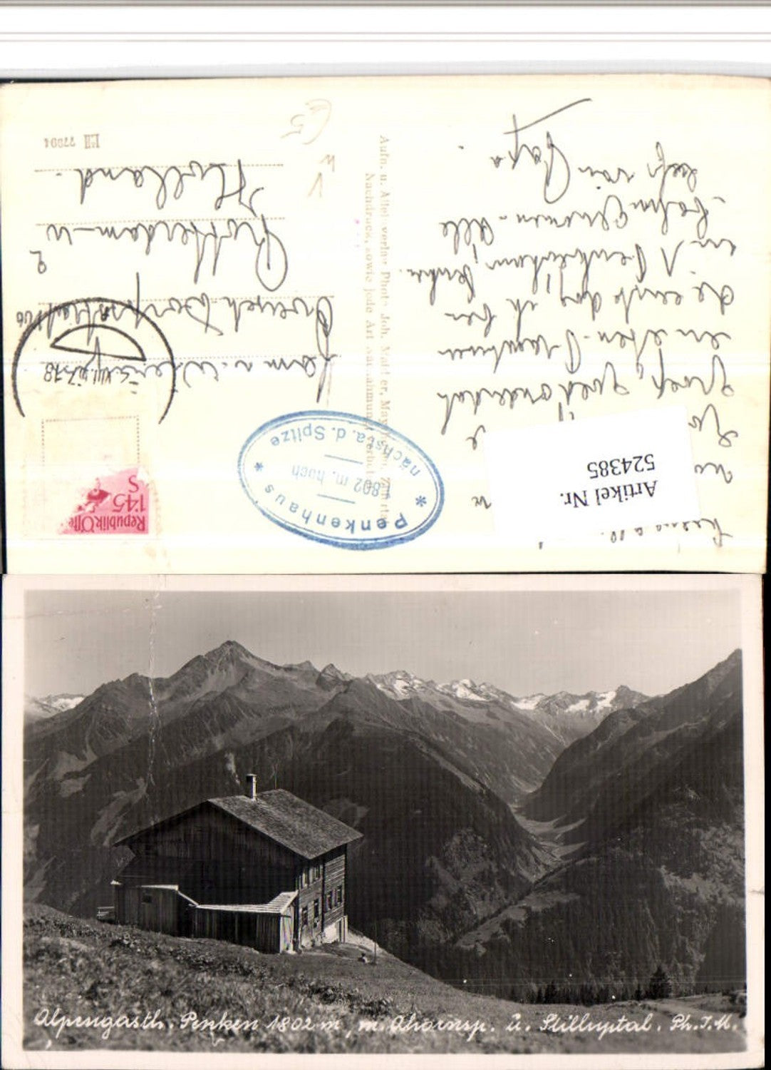 Alte Ansichtskarte – Old Postcard