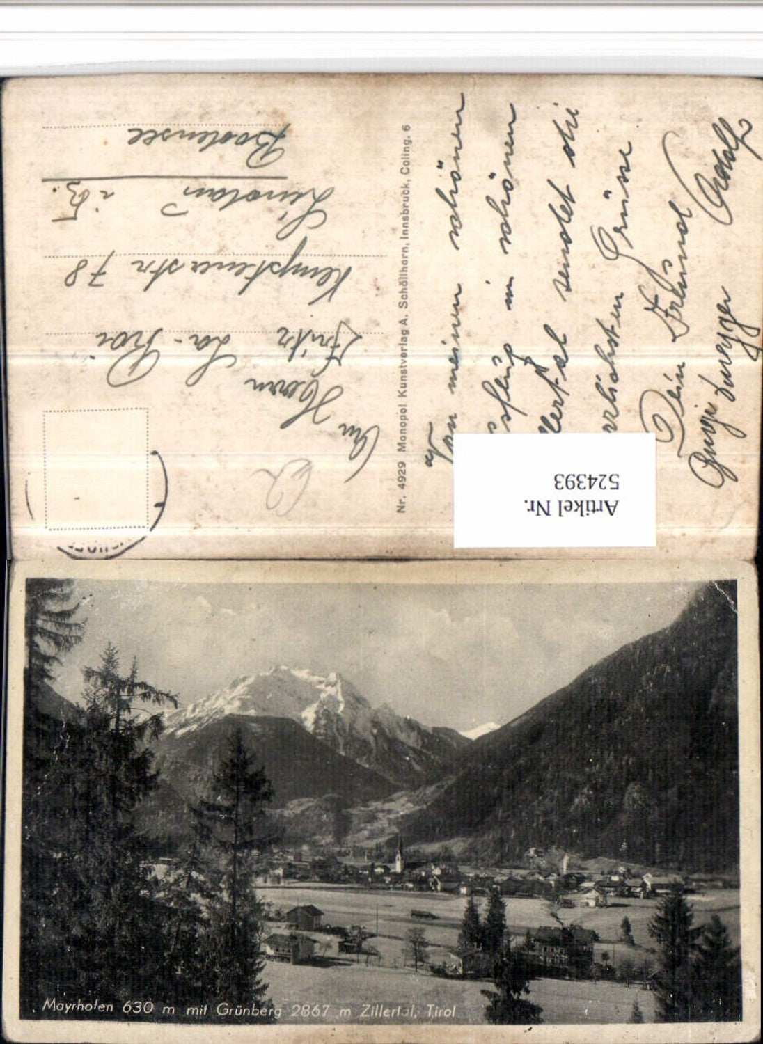Alte Ansichtskarte – Old Postcard