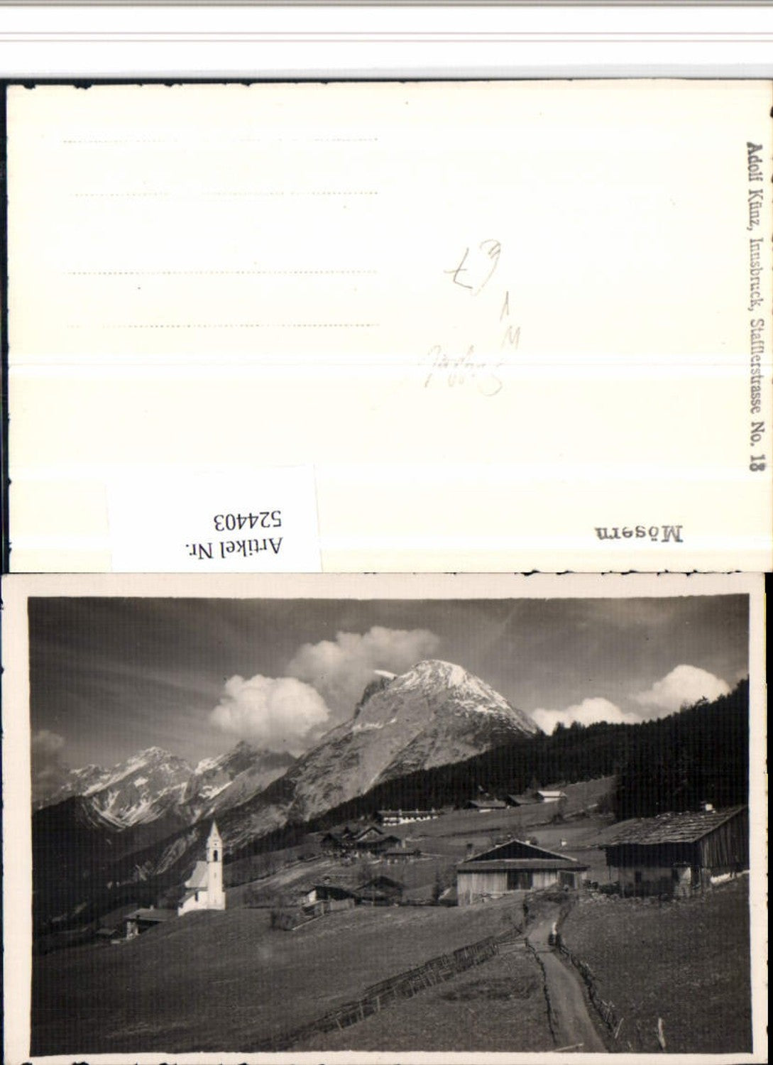 Alte Ansichtskarte – Old Postcard