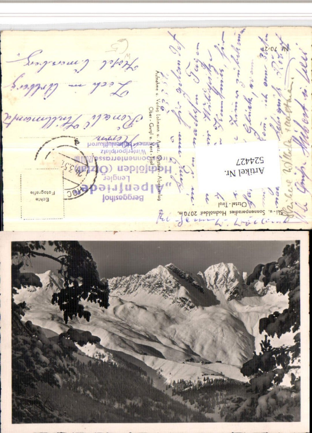 Alte Ansichtskarte – Old Postcard