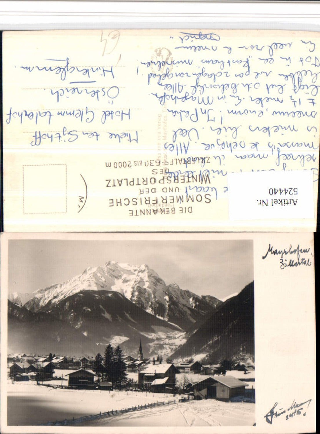 Alte Ansichtskarte – Old Postcard