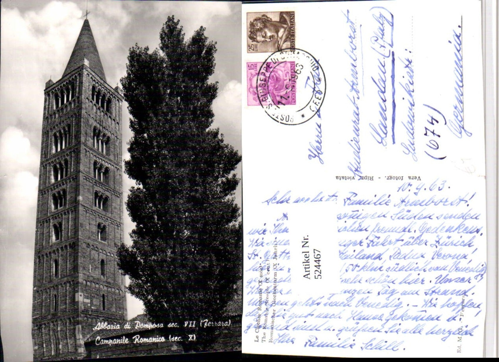 Alte Ansichtskarte – Old Postcard