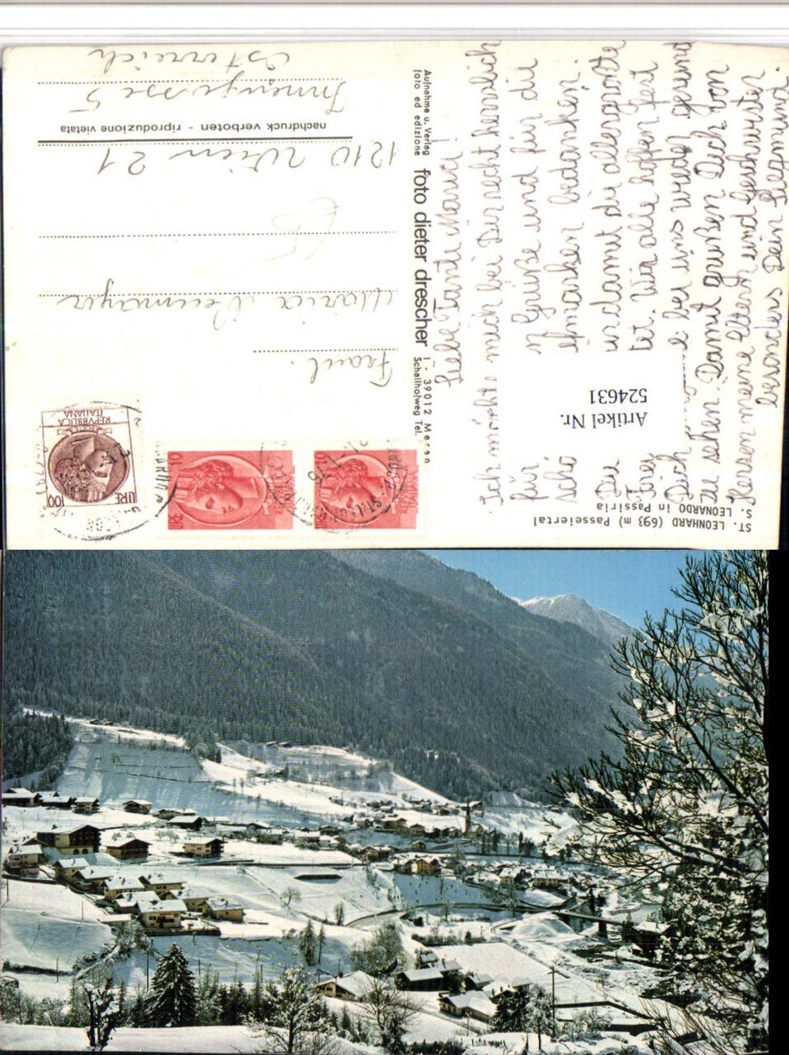 Alte Ansichtskarte – Old Postcard