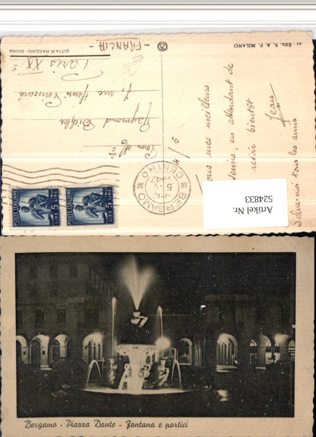 Alte Ansichtskarte – Old Postcard